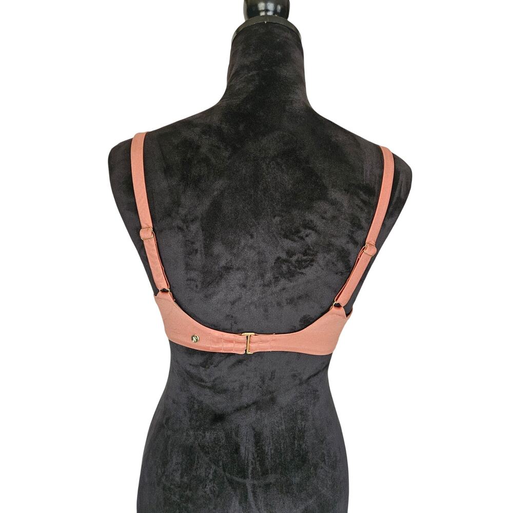 Victoria's Secret Swim Twist bikini top in canyon rose, 36C - Picture 3 of 5